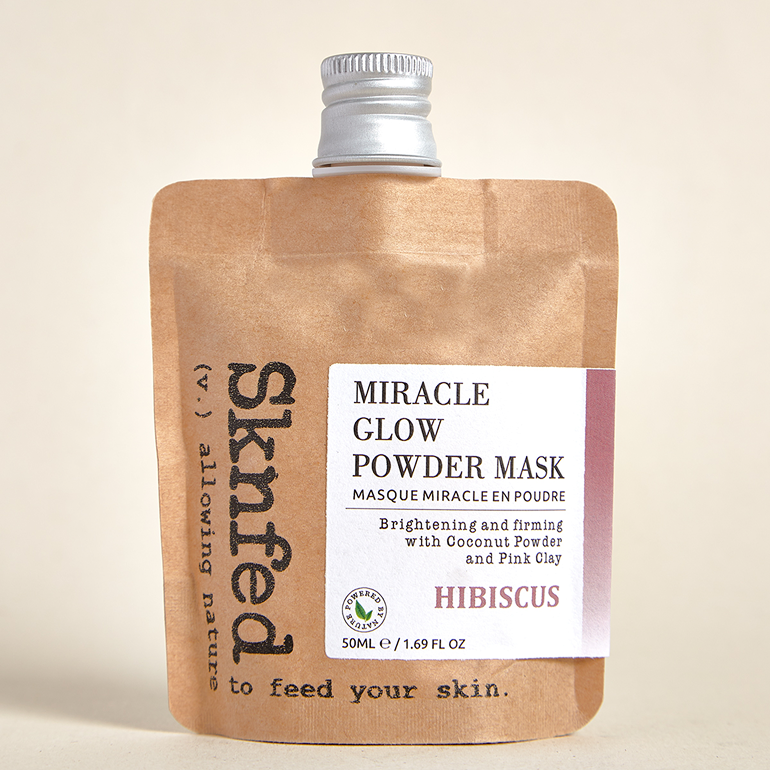 Sknfed - Miracle Glow Powder Mask Hibiscus