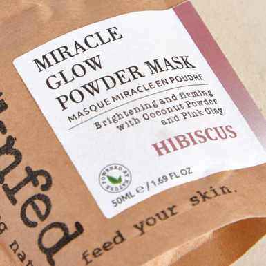 Sknfed - Miracle Glow Powder Mask Hibiscus